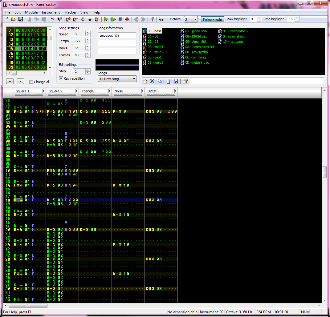 Dn famitracker